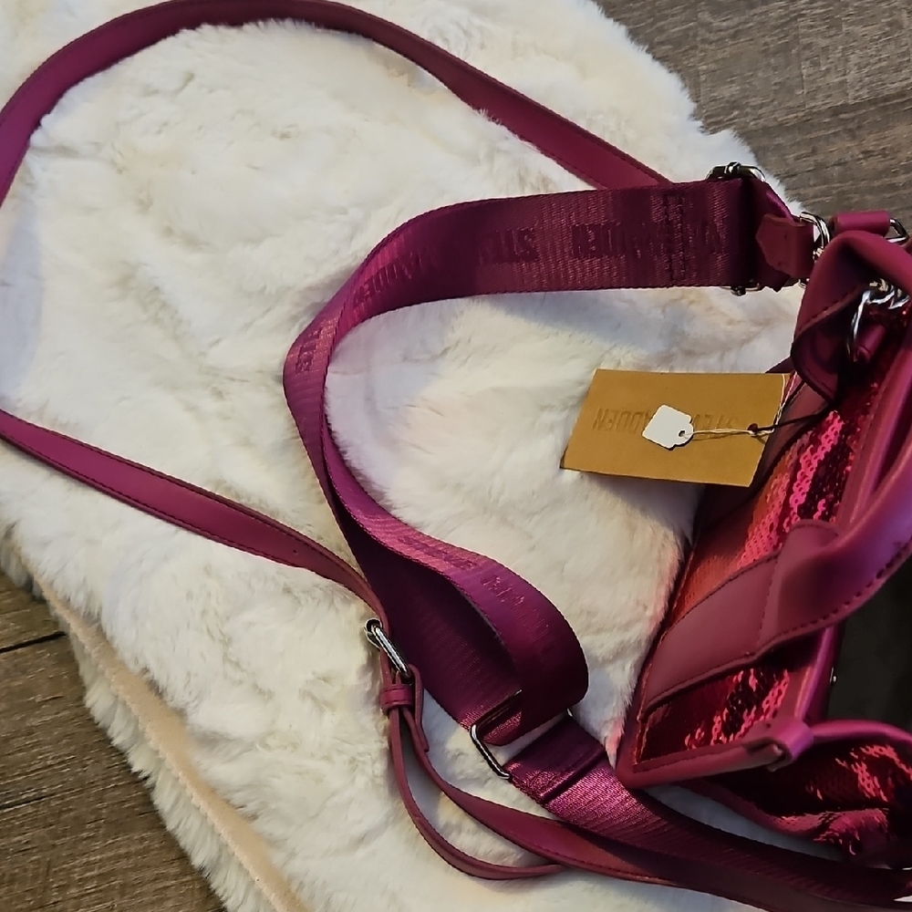 Steve Madden Pink Sequin Women's Bag - Picture 4 of 6